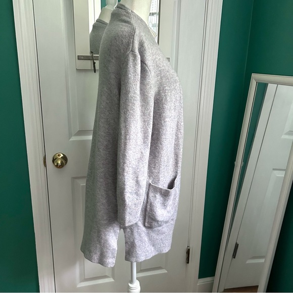 Madewell Open Long Gray Cardigan Small - Picture 4 of 10